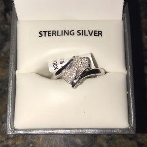 Sterling Silver Heart Promise Ring 💍